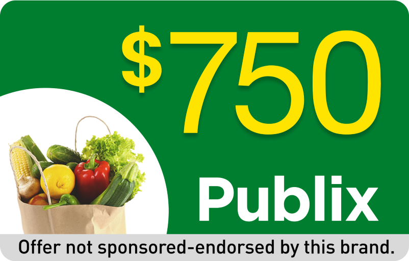 PUBLIX $750 Gift Card
